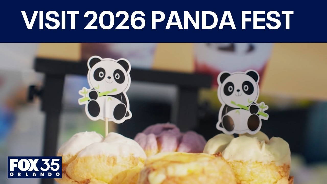 Delicious eats and treats at Orlando's 2026 Panda Fest