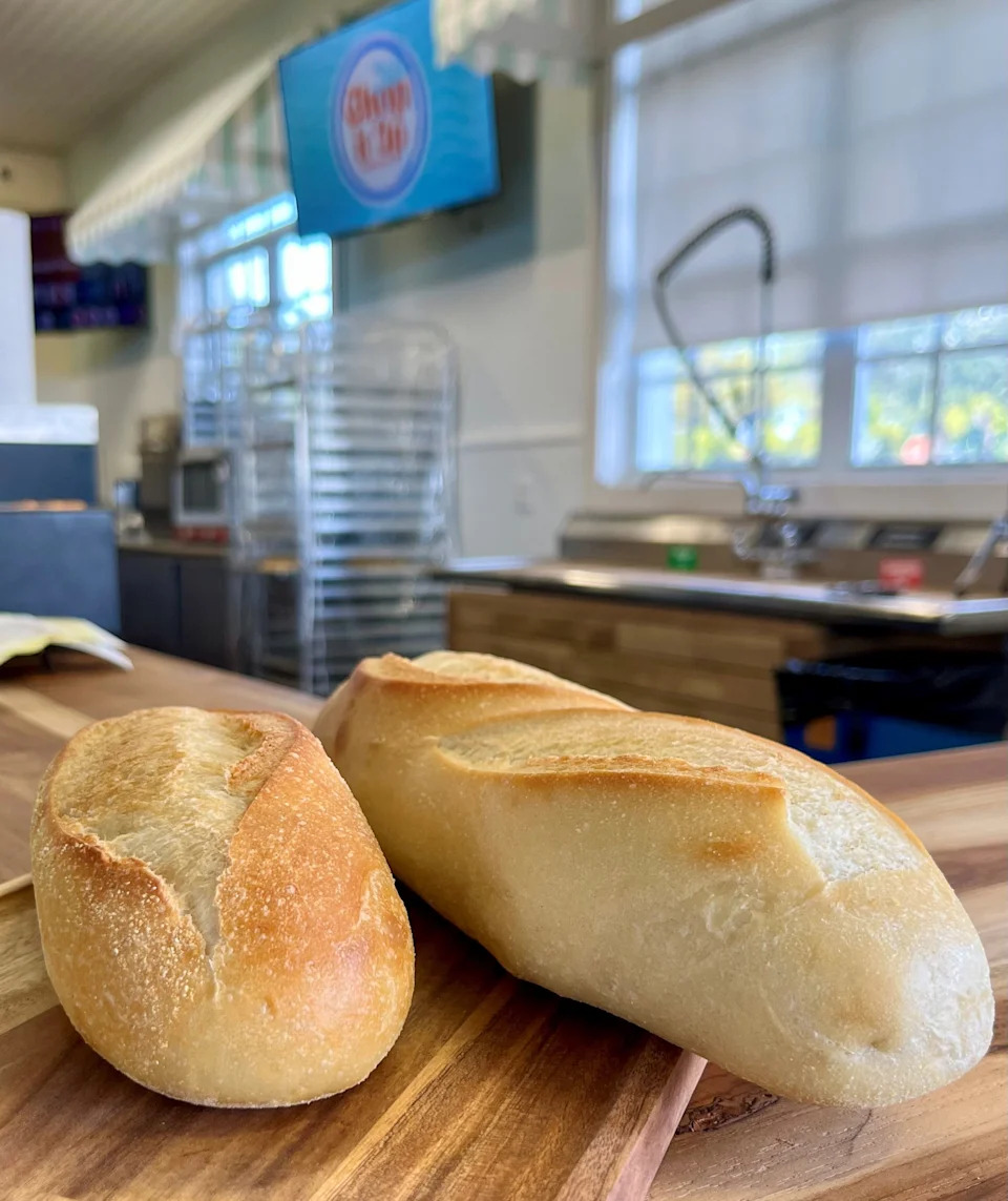 The baked-fresh-to-order bread at Chop It Up is warm, crunchy and oh-so-good.