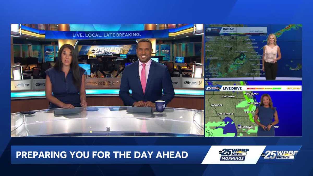 Morning showers, then sun for South Florida