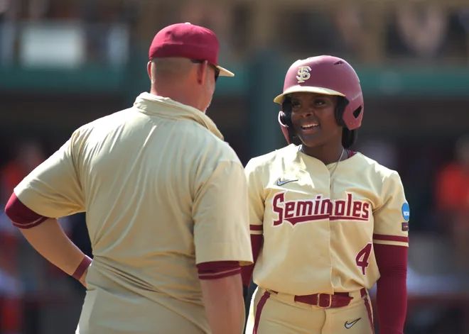 Florida State softball beat Auburn 4-0 to win the NCAA Tallahassee Regional title on Sunday, May 18, 2025 at Seminole Softball Complex