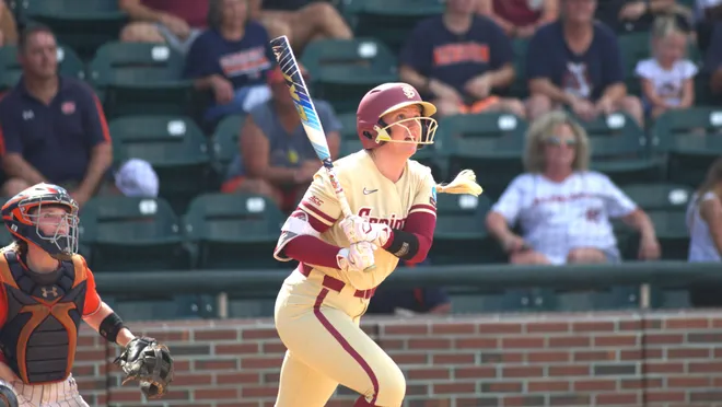 Florida State softball beat Auburn 4-0 to win the NCAA Tallahassee Regional title on Sunday, May 18, 2025 at Seminole Softball Complex