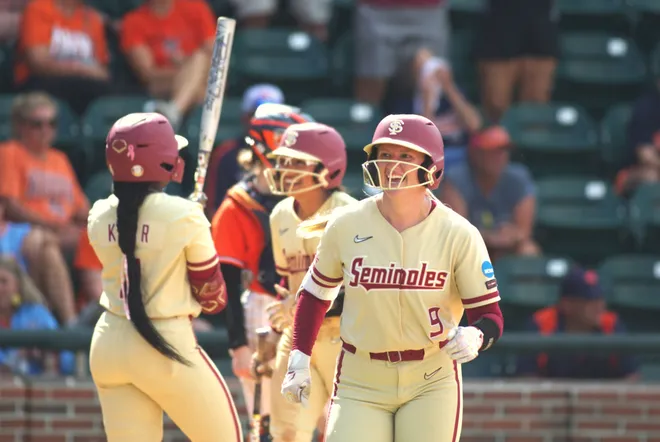 Florida State softball beat Auburn 4-0 to win the NCAA Tallahassee Regional title on Sunday, May 18, 2025 at Seminole Softball Complex