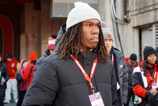 Ah'mari Stevens was at Ohio Stadium to watch the Ohio State Buckeyes take on the Michigan Wolverines in an NCAA football game on Saturday Nov. 30, 2024.