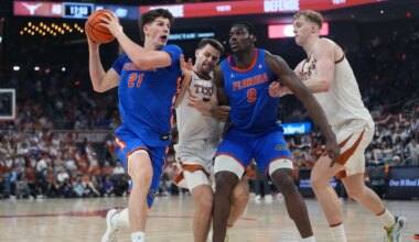 Golden, Condon, Fland discuss Florida's Texas win