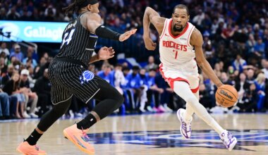 With 40 points, Kevin Durant leads Rockets’ epic rally in Orlando