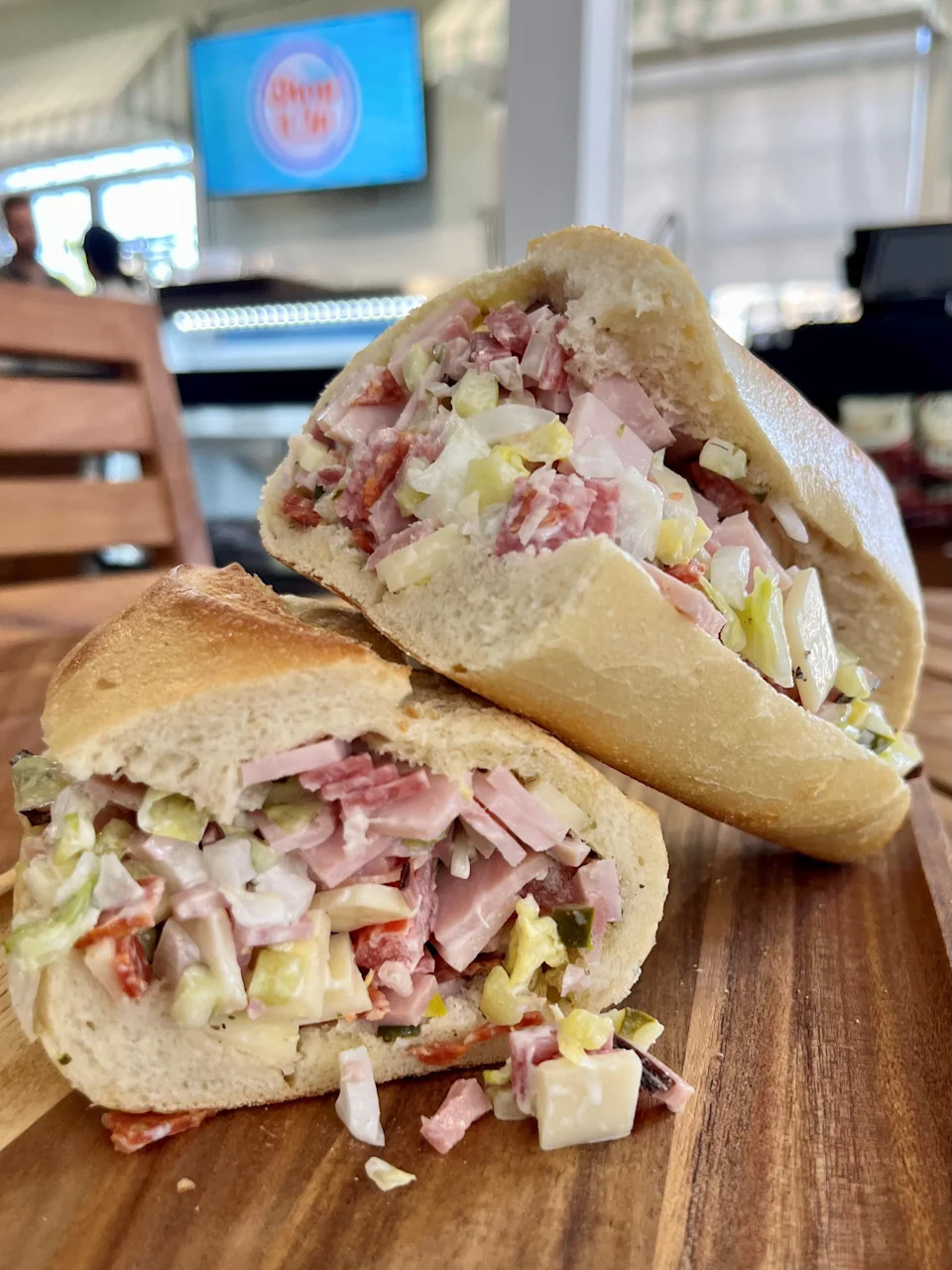 The Italian is the best-selling sandwich at Chop It up.