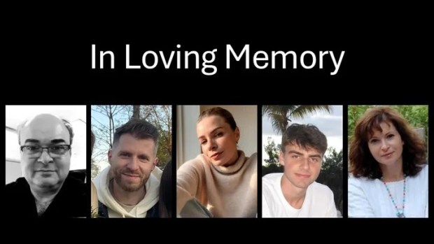 A photograph of the five family members killed in a mass murder stretching from Fort Lauderdale to Sarasota. (Courtesy/Seth Ginsberg)