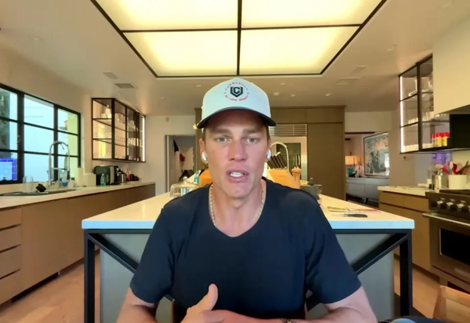 Brady purchased the roughly 2-acre waterfront lot for about $17 million in 2020 with then-wife Gisele Bündchen, demolishing the existing home to build a custom megamansion from the ground up. Youtube/The Herd