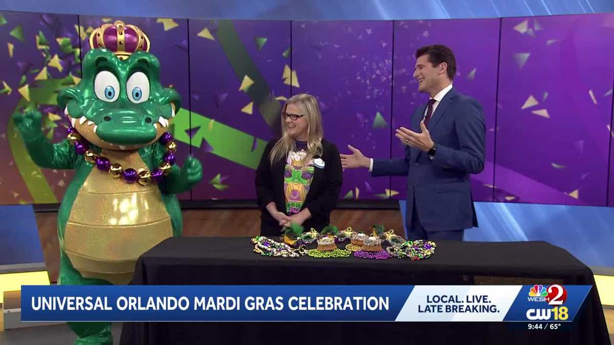 Prince Gator makes debut at Universal Mardi Gras: International Flavors of Carnaval
