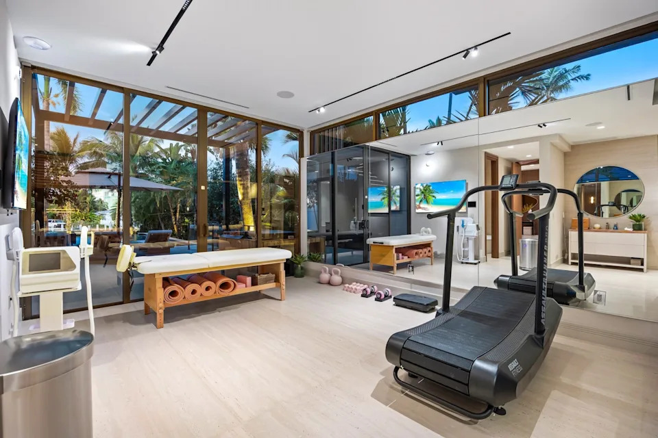 Logan considers his wellness-focused home gym to be his personal sanctuary.