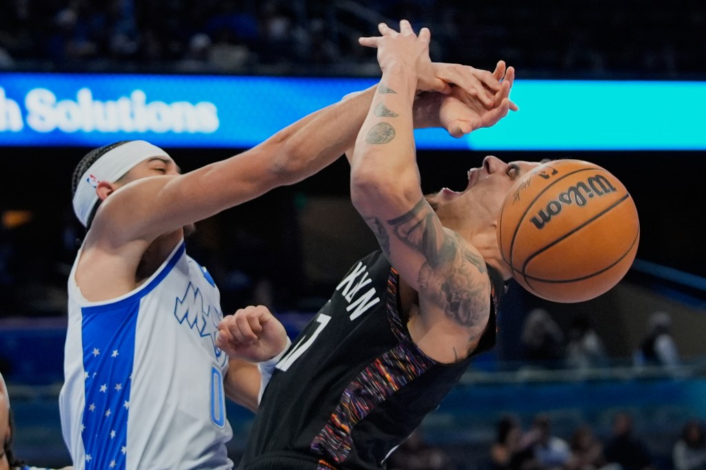 Rookies flash, but Nets stumble again in Orlando after busy deadline day