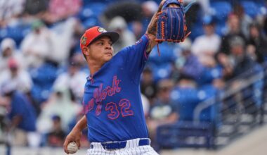 Tobias Myers set for long relief role with Mets