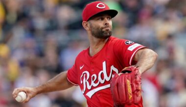 The Rays have reportedly acquired Nick Martinez, who went 11-14 with a 4.45 ERA in 26 starts and 14 relief appearances with Cincinnati last year. (AP Photo)