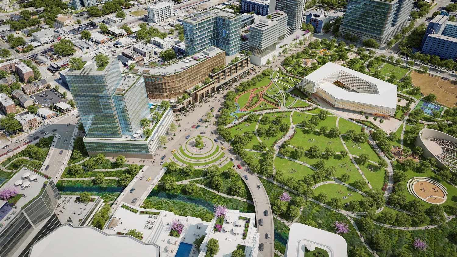Locally led team pitches master plan first approach for Historic Gas Plant District in downtown St. Pete