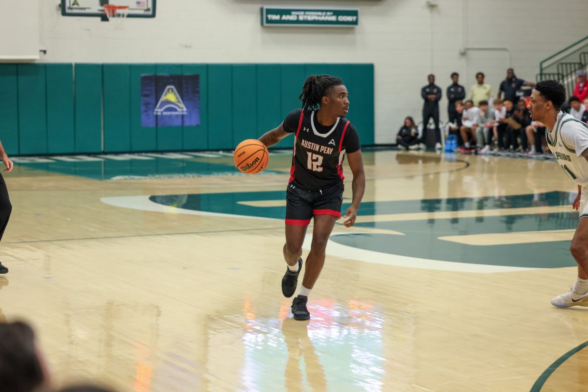 The Austin Peay men's basketball team defeated Jacksonville on Saturday, February 21, 2026. Photo by Alex Allard, APSU Athletics.