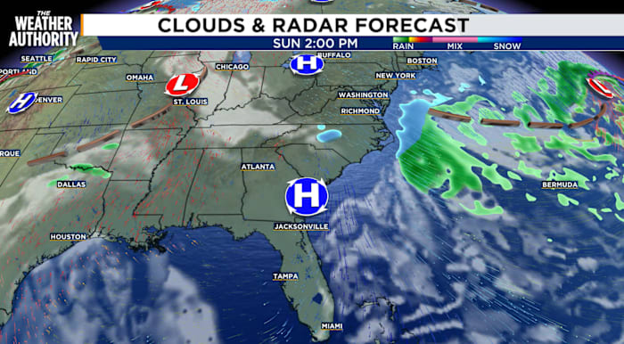 High pressure brings mild, sunny weekend weather