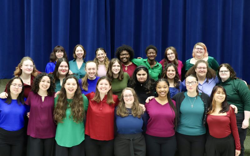 The University of North Florida Chamber Singers and the Osprey Treble Chorus will perform as part of the Friends of Music Concert Series on Friday, Feb. 27, in Live Oak. (COURTESY)