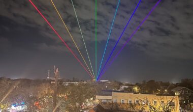 Rainbow laser lights to illuminate 50 blocks of St. Pete