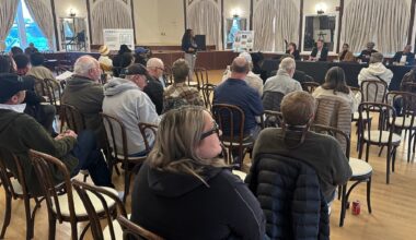 Tampa city council members, police, and more met with residents Monday night to discuss roadway improvements in Ybor City. (Sarah Blazonis/Spectrum News)