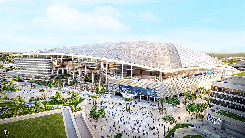 The new Tampa Bay Rays ballpark will, if approved, sit on the site of today's Hillsborough College. The new Tampa Bay Rays ballpark will, if approved, sit on the site of today's Hillsborough College.