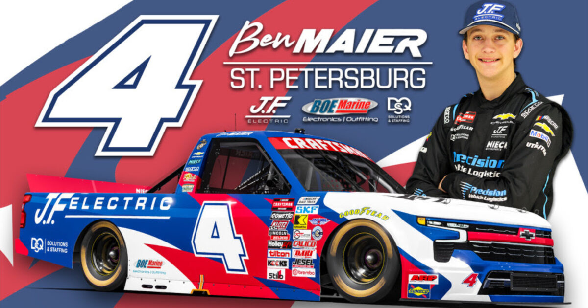 Ben Maier Joining Niece for NASCAR Craftsman Truck Series Event at…