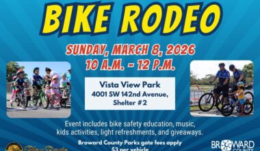 JOIN US FOR A BIKE RODEO ON SUNDAY, MARCH 8, 2026