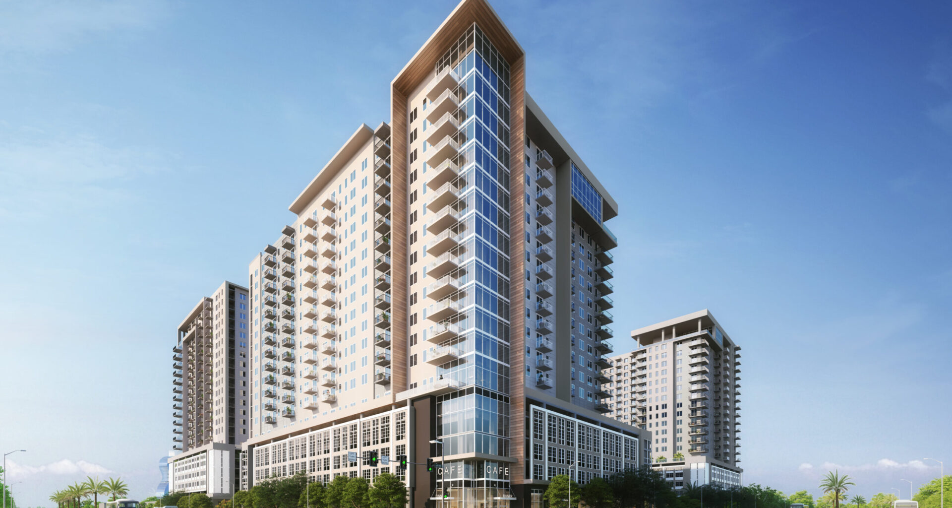 The District in Davie Tops Out Phase One at 4803 South State Road 7 in Davie