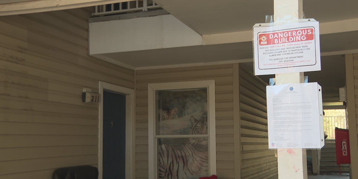Tallahassee apartment residents scrambling after fire code violations trigger evacuation order