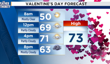 Valentine’s Day brings pleasant weather for Southeast Georgia, Northeast Florida