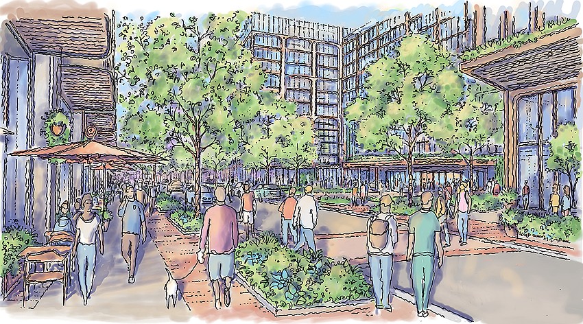 A street-view rendering of Darryl Shaw's Casa Ybor development. A street-view rendering of Darryl Shaw's Casa Ybor development.