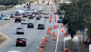 Ongoing Curlew Road construction causing traffic delays