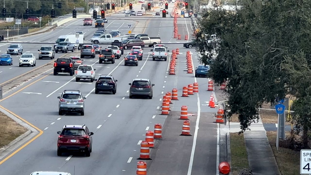 Ongoing Curlew Road construction causing traffic delays