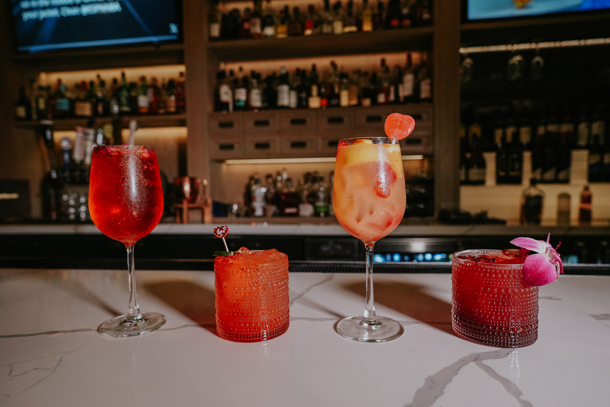 Love Shack Pop-Up themed cocktals