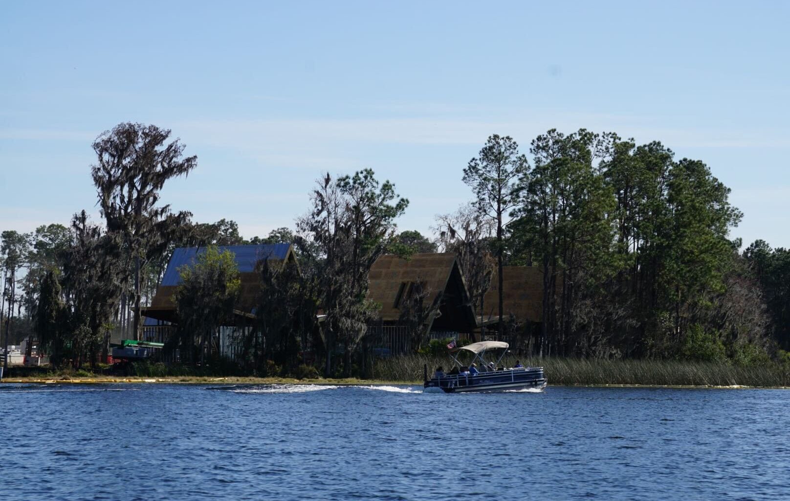 Disney Lakeshore Lodge construction - A-frame cabins