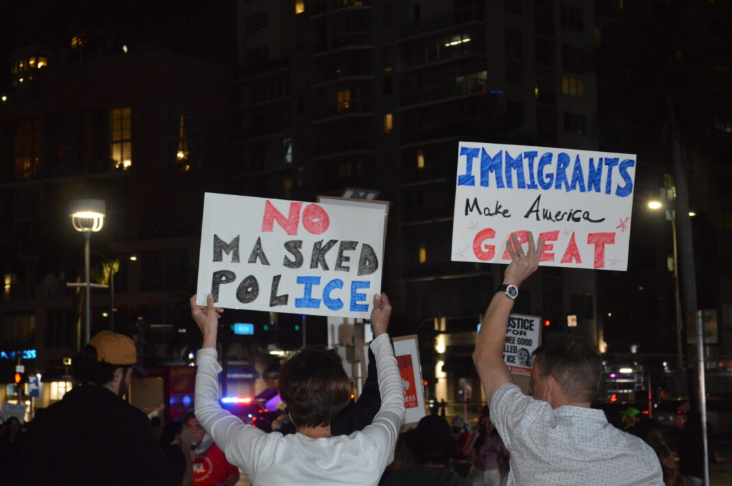 “They’re coming for our people”: Miami community gathers against ICE