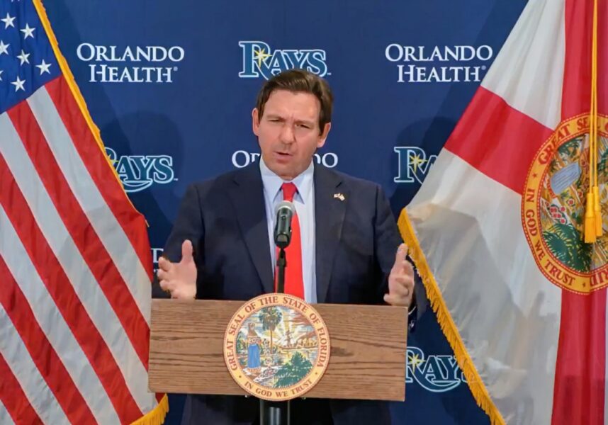 DeSantis offers state support for Rays stadium in Tampa