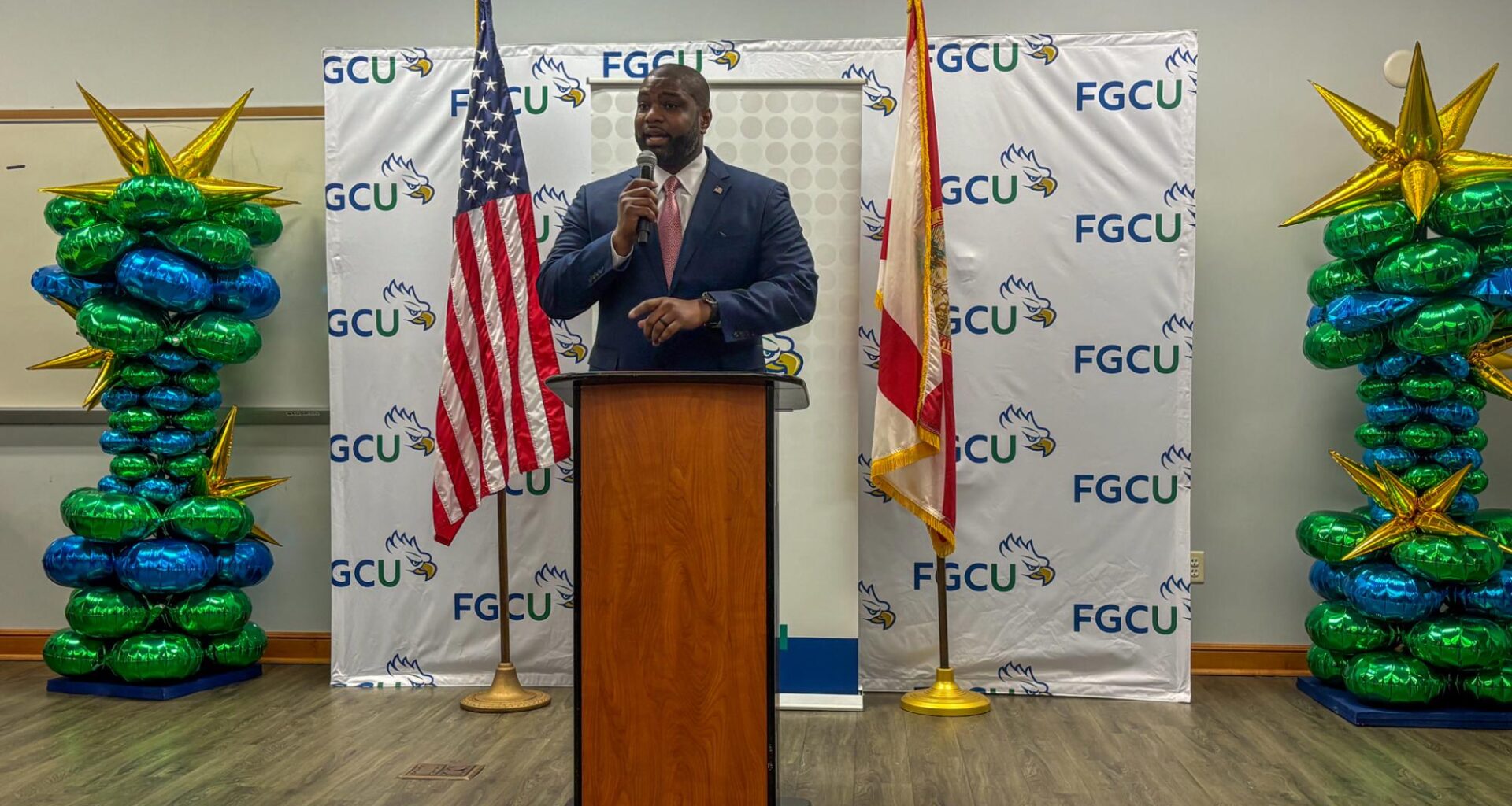 Gubernatorial opponents Byron Donalds and James Fishback clash at FGCU event – Eagle Media