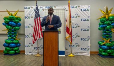 Gubernatorial opponents Byron Donalds and James Fishback clash at FGCU event – Eagle Media