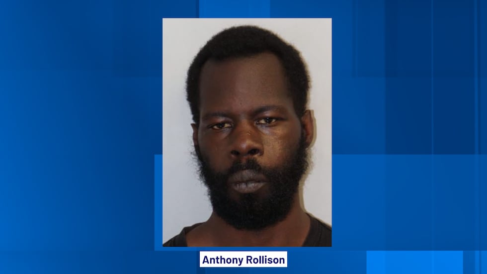 Rollison is charged with sexual battery and kidnapping according to arrest papers.