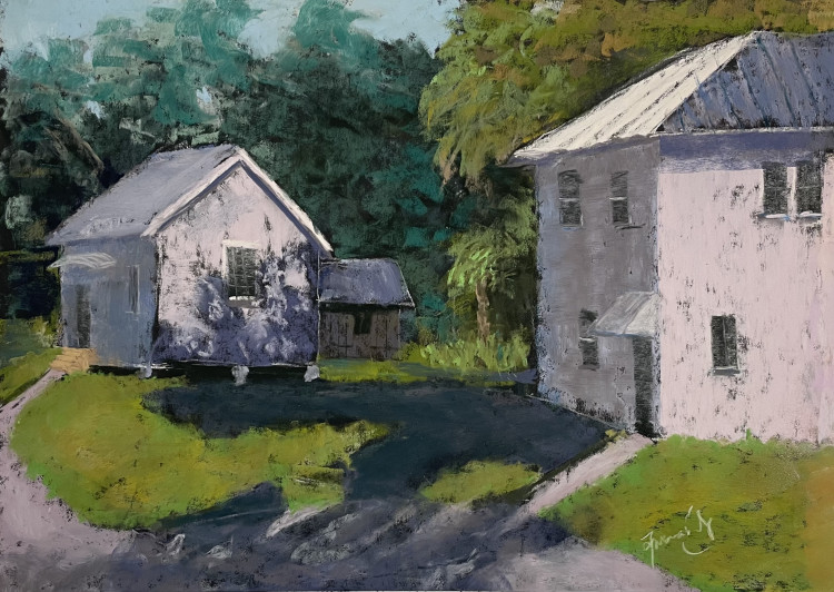 Echoes of the Past Tamara Culp plein air pastel 26 20 675