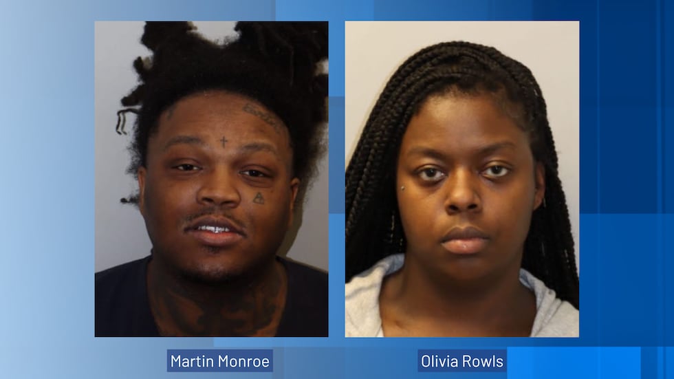 Monroe and Rowls are charged in connection with a check fraud scheme, according to arrest...