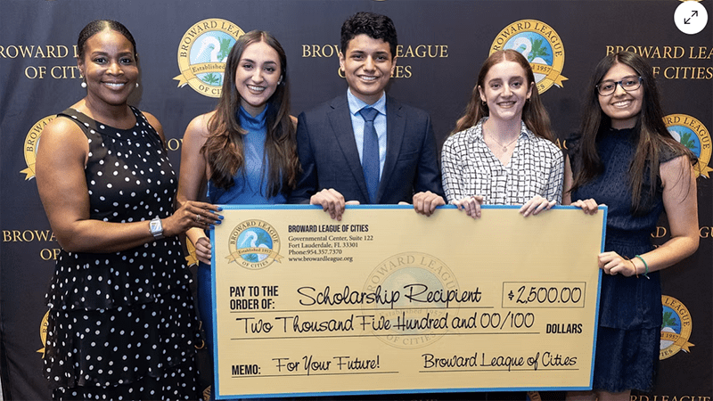 Broward League of Cities Offers $2,500 Government Studies Scholarships to High School Seniors • Coral Springs Talk