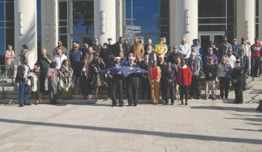 A new American flag for the Duval County Courthouse