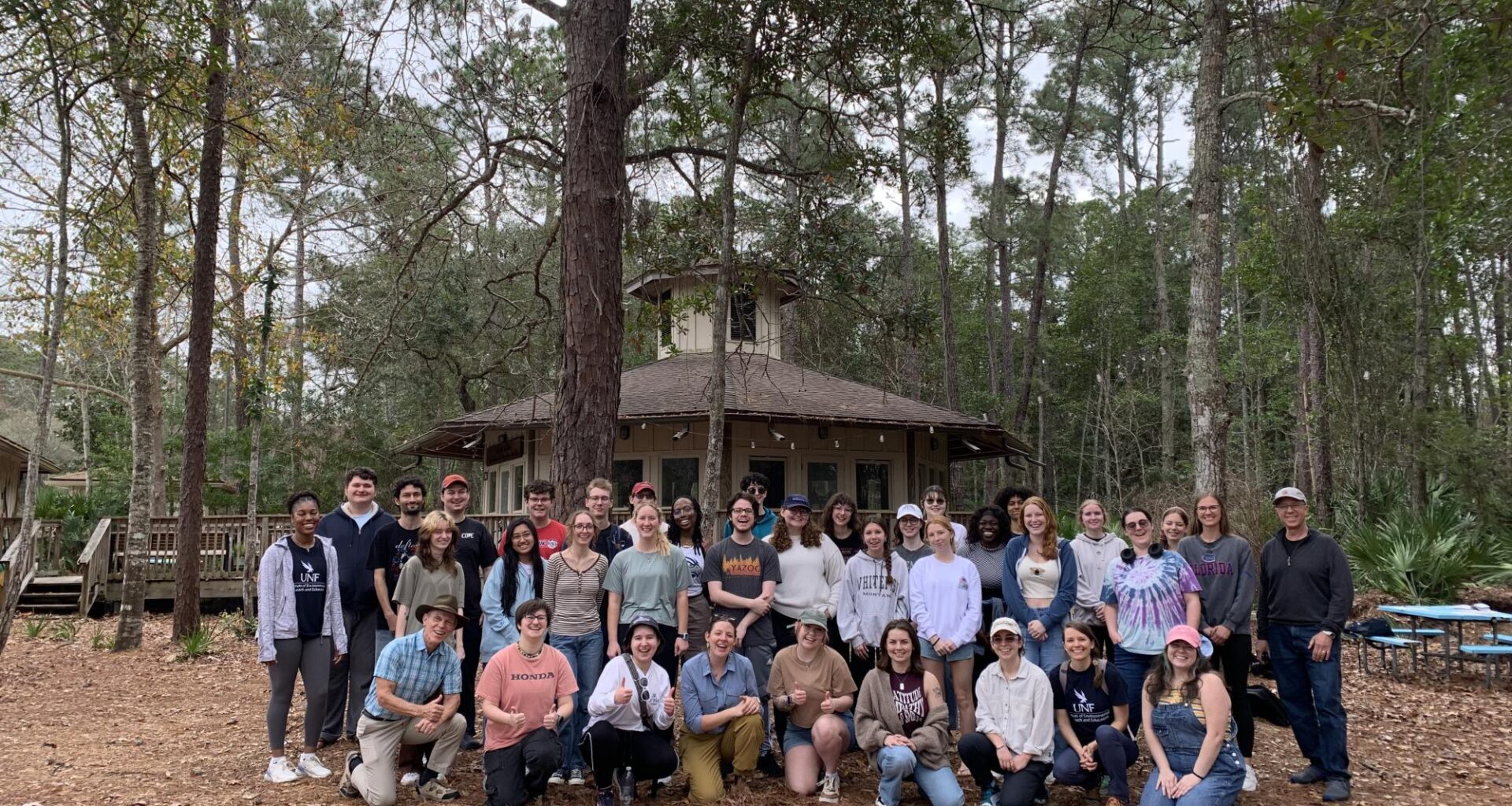 UNF students explore forestry careers through hands-on field school event