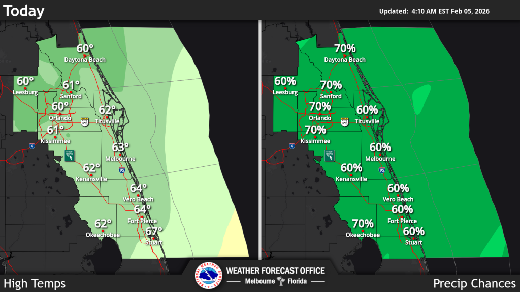 Early morning cold advisory but temperatures are warming up – Orlando Sentinel