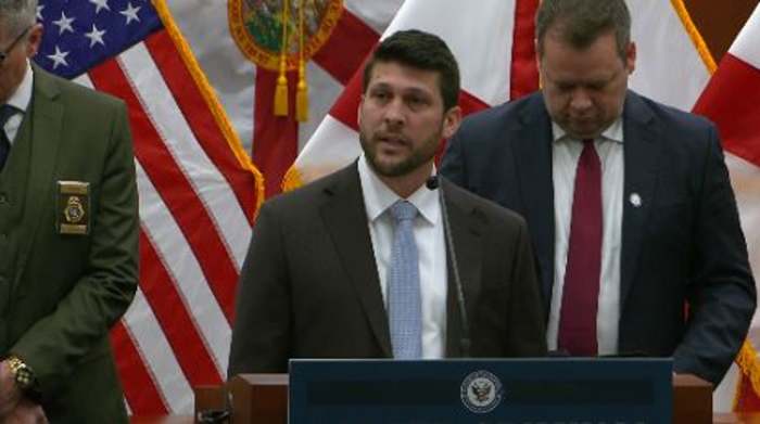 Florida AG holds news conference in Green Cove Springs