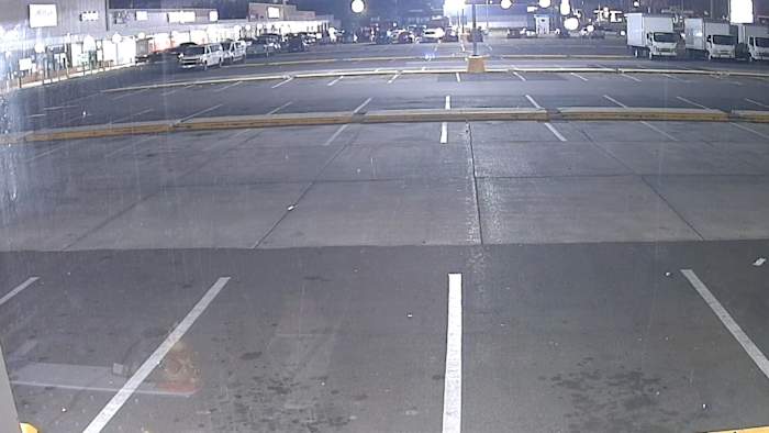 Surveillance video shows a portion of the chaos following the shooting of four people in a Westside parking lot