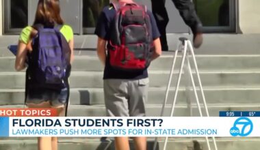 Florida Limiting Out-of-State Enrollment