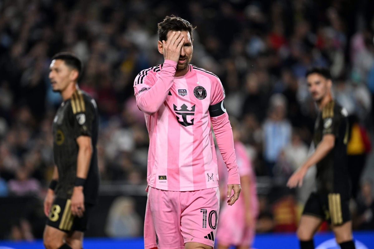 Lionel Messi and Inter Miami suffer on MLS opening night in road defeat to LAFC