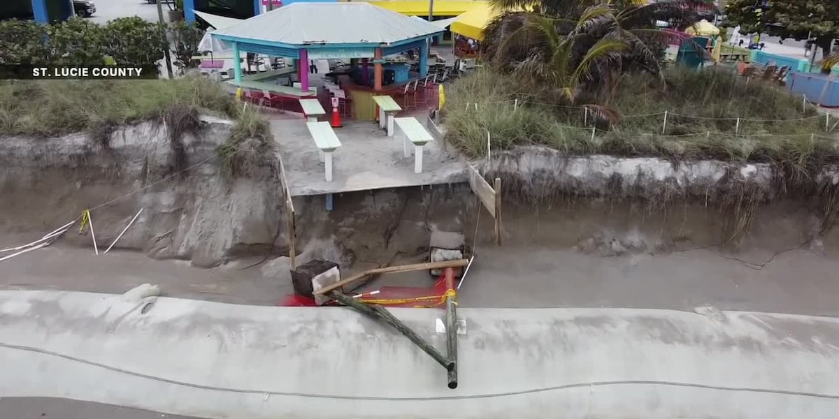 Fort Pierce implements emergency measures as severe beach erosion threatens properties